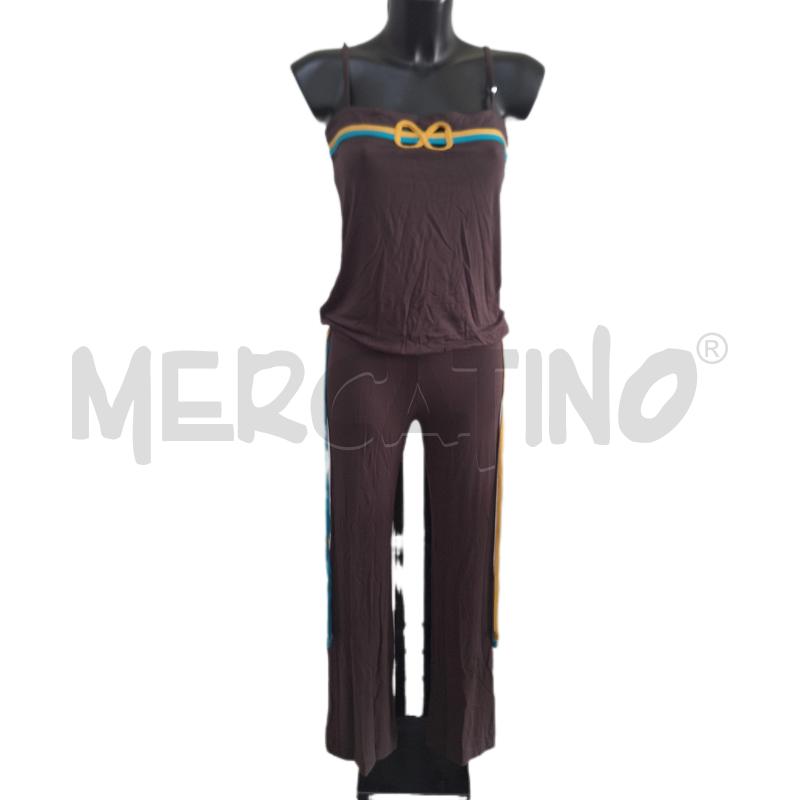 VESTITO DONNA TUTA LOVE MOSCHINO MARRONE NUOVO | Mercatino dell'Usato Ottaviano 1
