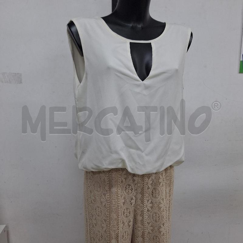VESTITO DONNA TUWÈ BEIGE TUTA BIANCO | Mercatino dell'Usato Ottaviano 2