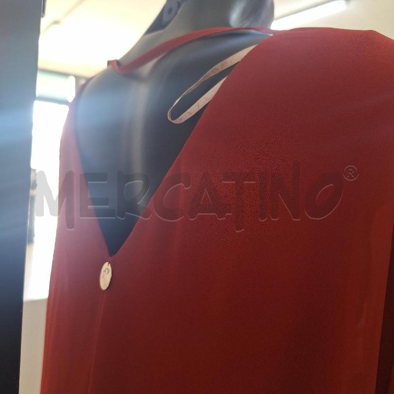 VESTITO DONNA TUWÈ ROSSO RUGGINE | Mercatino dell'Usato Ottaviano 4