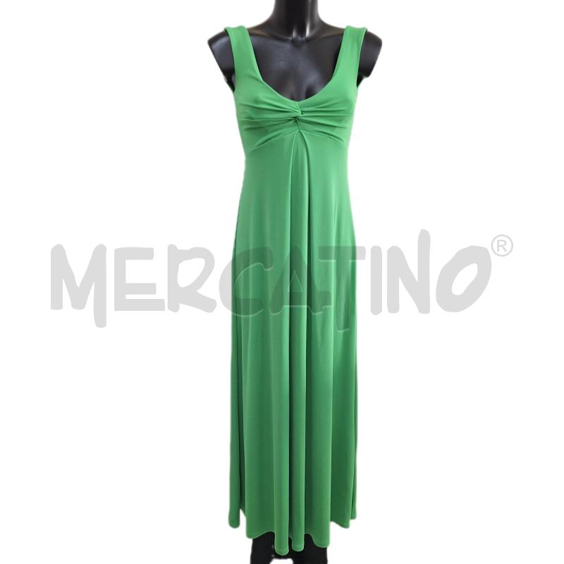VESTITO DONNA TUWÈ VERDE LUNGO | Mercatino dell'Usato Ottaviano 1