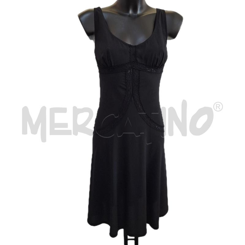 VESTITO DONNA TWIN-SET SIMONA BARBIERI NERO PIZZO | Mercatino dell'Usato Ottaviano 1
