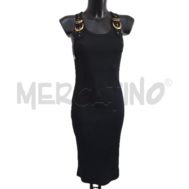 VESTITO DONNA VERSACE JEANS COUTURE NERO LUNGO NUOVO | Mercatino dell'Usato Ottaviano 1