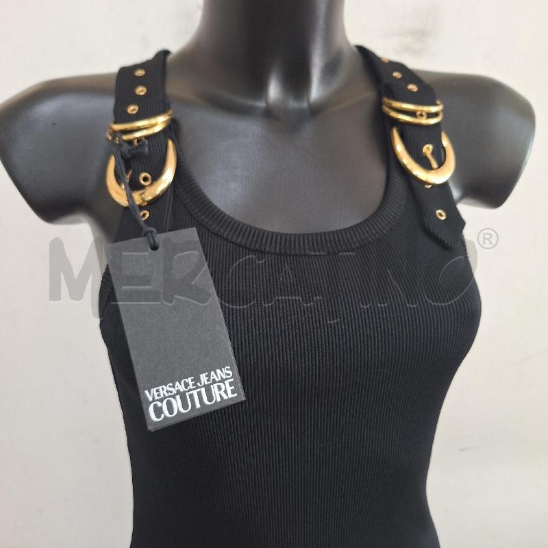VESTITO DONNA VERSACE JEANS COUTURE NERO LUNGO NUOVO | Mercatino dell'Usato Ottaviano 2