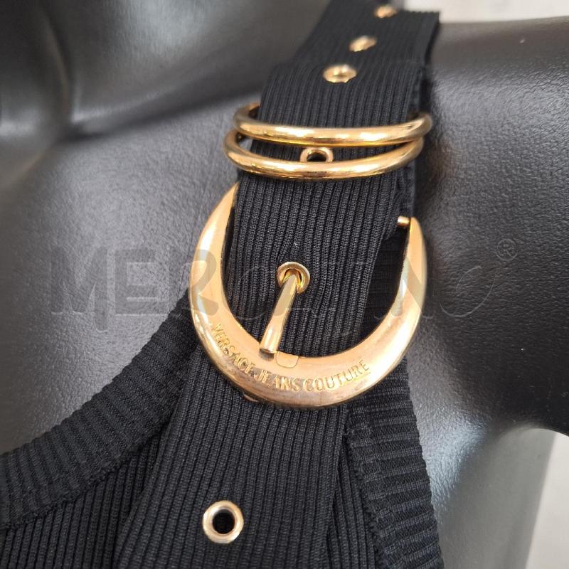 VESTITO DONNA VERSACE JEANS COUTURE NERO LUNGO NUOVO | Mercatino dell'Usato Ottaviano 4