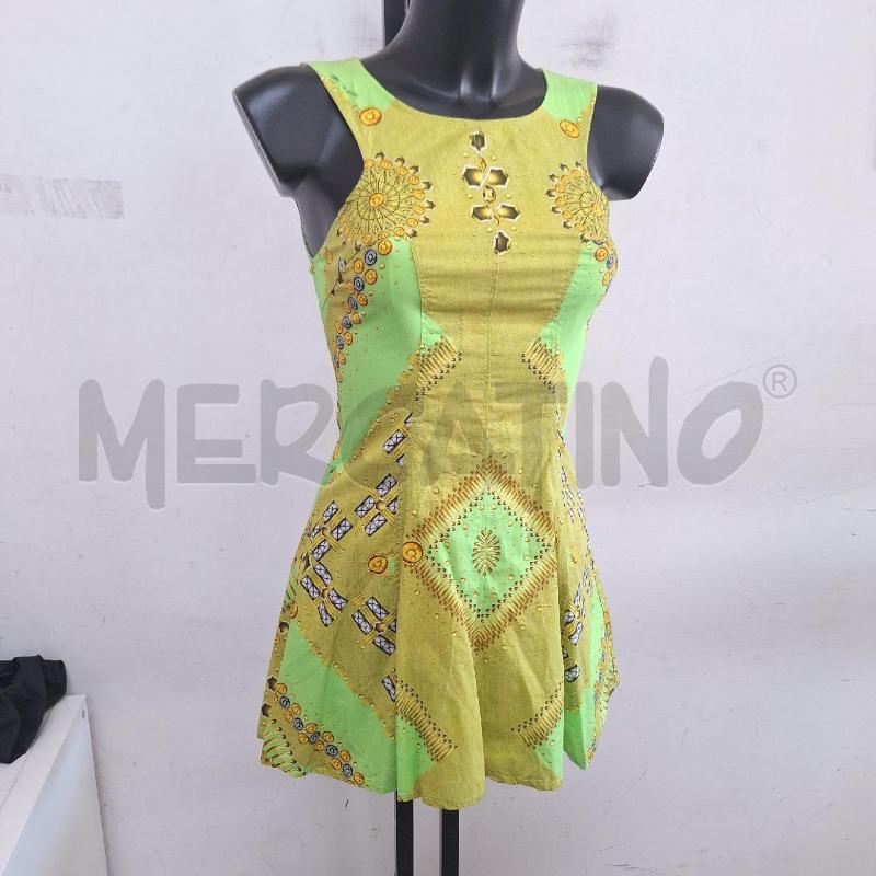 VESTITO DONNA VERSACE JEANS VERDE | Mercatino dell'Usato Ottaviano 2