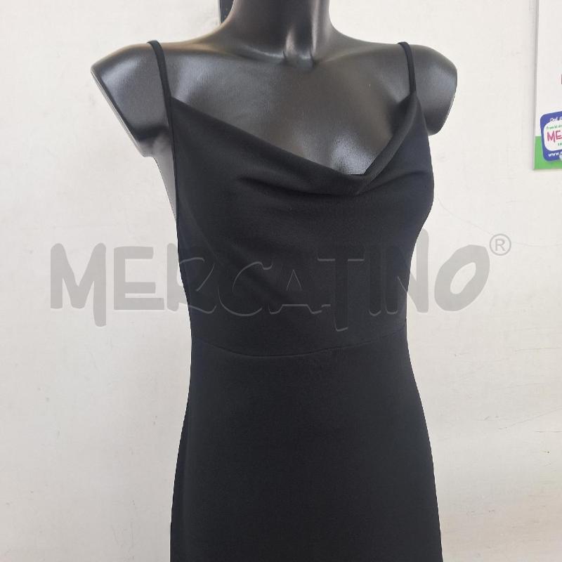VESTITO DONNA VIA MONTENAPOLEONE NERO LUNGO | Mercatino dell'Usato Ottaviano 2
