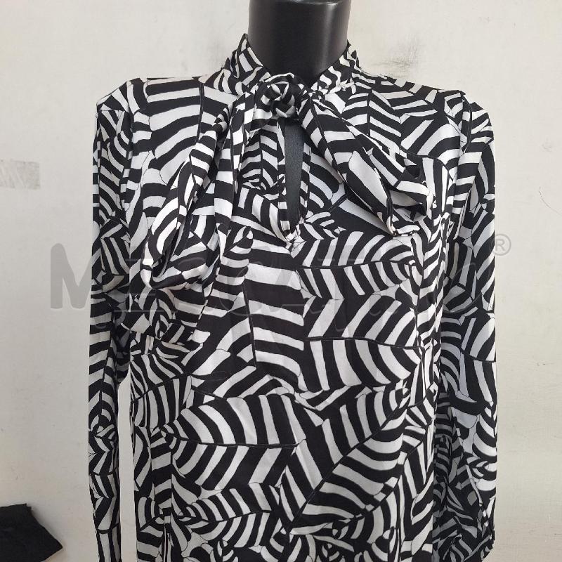VESTITO DONNA VICBEE NERO BIANCO | Mercatino dell'Usato Ottaviano 2