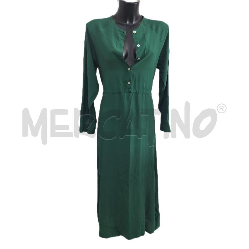 VESTITO DONNA VON LAM VERDE LUNGO | Mercatino dell'Usato Ottaviano 1