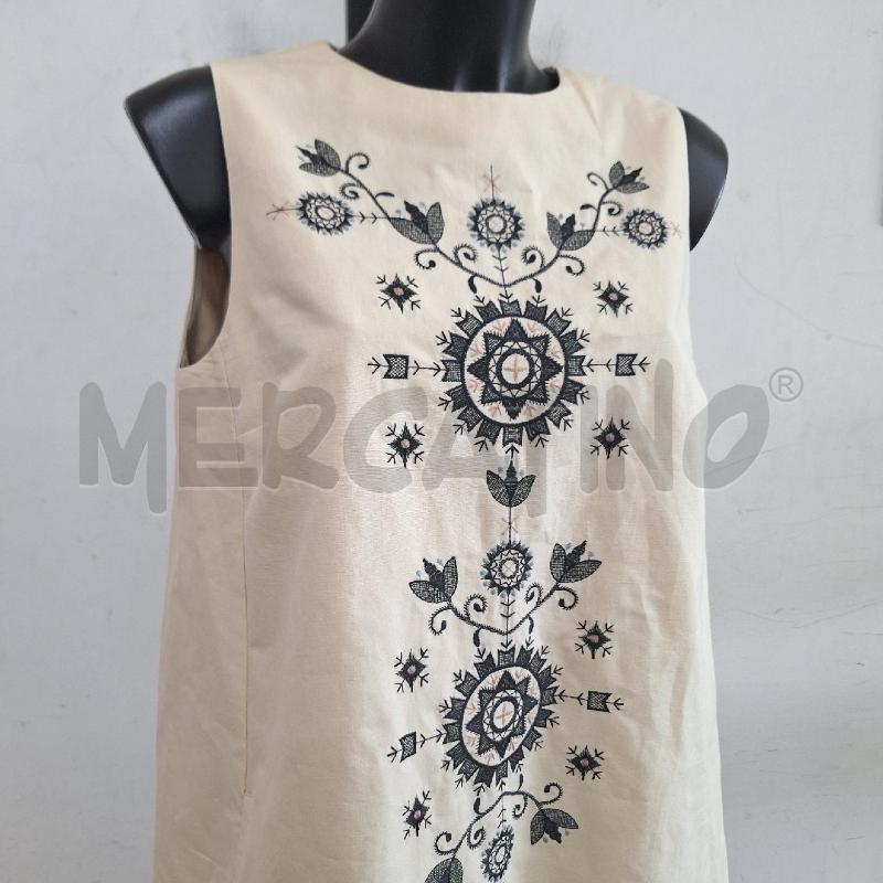 VESTITO DONNA WEEKEND MAXMARA BEIGE DISEGNI NERO | Mercatino dell'Usato Ottaviano 2