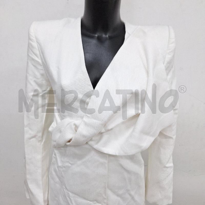 VESTITO DONNA ZARA BIANCO GIACCA | Mercatino dell'Usato Ottaviano 2