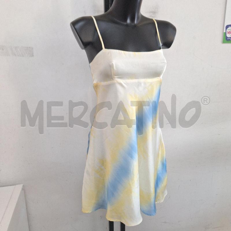 VESTITO DONNA ZARA GIALLO CELESTE SFUMATO | Mercatino dell'Usato Ottaviano 2