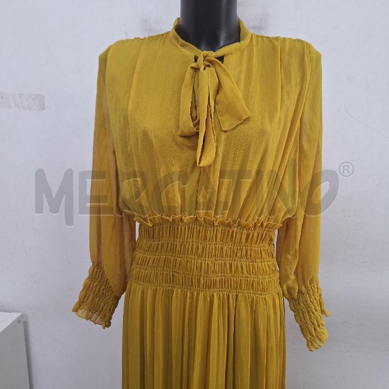 VESTITO DONNA ZARA GIALLO LUNGO VELO | Mercatino dell'Usato Ottaviano 2
