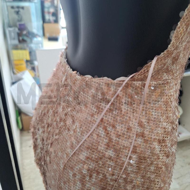 VESTITO DONNA ZARA LUNGO PAILLETTES ROSA | Mercatino dell'Usato Ottaviano 3