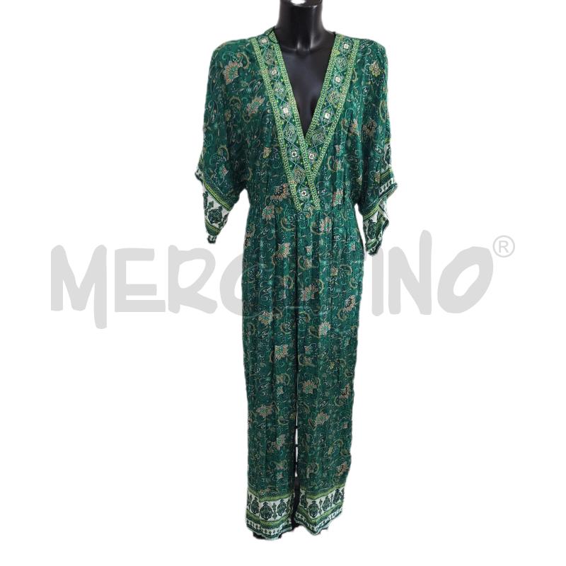 VESTITO DONNA ZARA VERDE LUNGO GHIRIGORI NUOVO | Mercatino dell'Usato Ottaviano 1