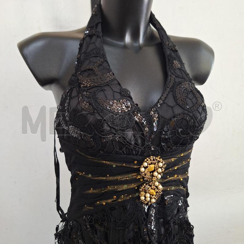 VESTITO DONNA ZM WOMAN NERO LUNGO PAILLETTES  | Mercatino dell'Usato Ottaviano 2