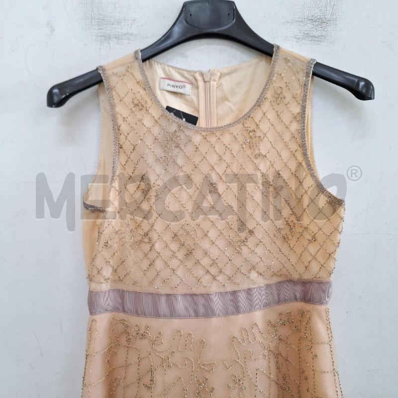 VESTITO RAGAZZA PINKO UP ROSA NUDE APPLICAZIONI | Mercatino dell'Usato Ottaviano 2