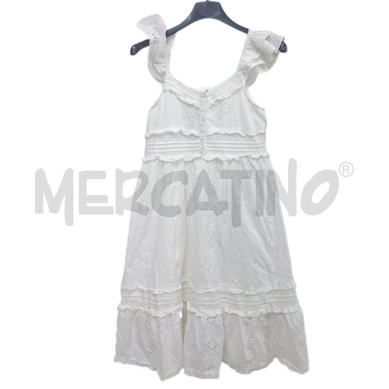 VESTITO RAGAZZA ZARA BIANCO SANG | Mercatino dell'Usato Ottaviano 1