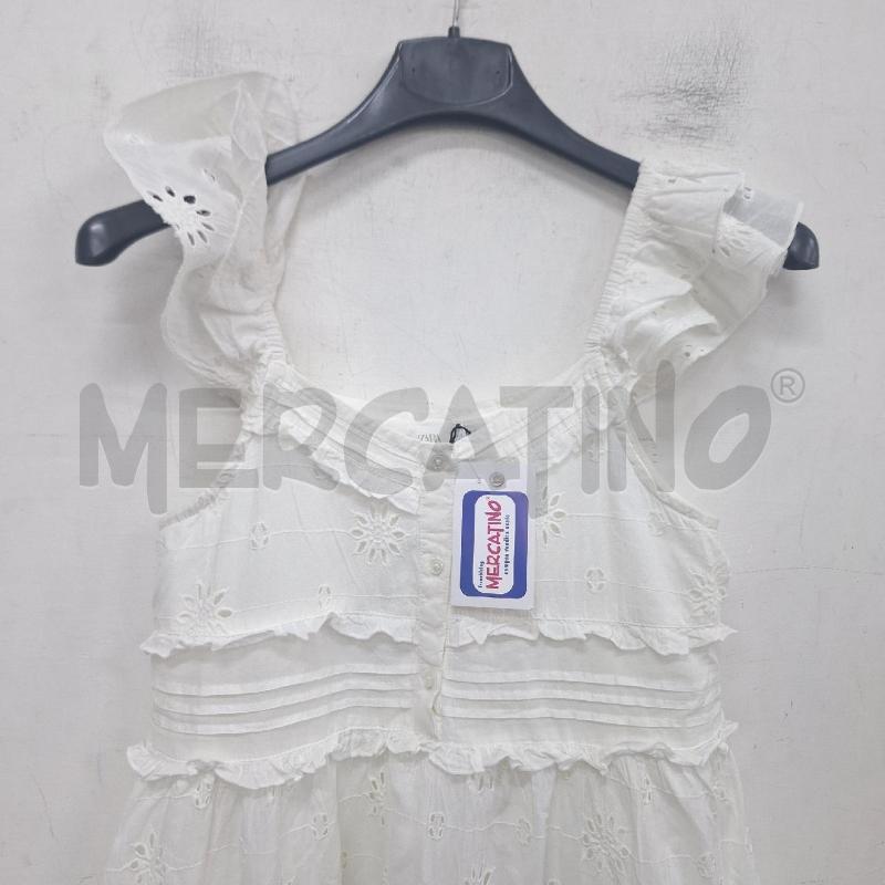 VESTITO RAGAZZA ZARA BIANCO SANG | Mercatino dell'Usato Ottaviano 2