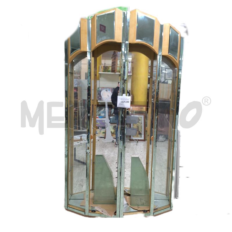 VETRINA SPECCHIO 2 ANTE MENSOLE IN VETRO  | Mercatino dell'Usato Ottaviano 1