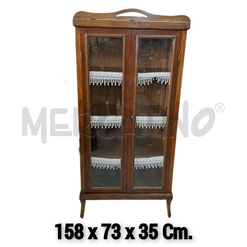 VETRINETTA LEGNO 3 MENSOLE ARTE POVERA (DA RIVEDERE) | Mercatino dell'Usato Ottaviano 1