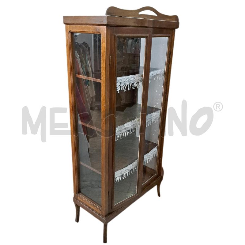 VETRINETTA LEGNO 3 MENSOLE ARTE POVERA (DA RIVEDERE) | Mercatino dell'Usato Ottaviano 2