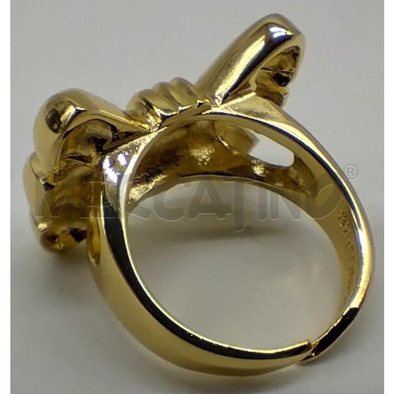 ANELLO DONNA DORATO UNOAERRE FIOCCO | Mercatino dell'Usato Oristano 3