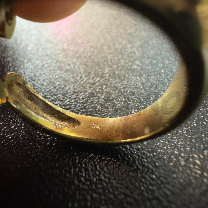 ANELLO DONNA TIGRE STRASS DORAT RG | Mercatino dell'Usato Oristano 5