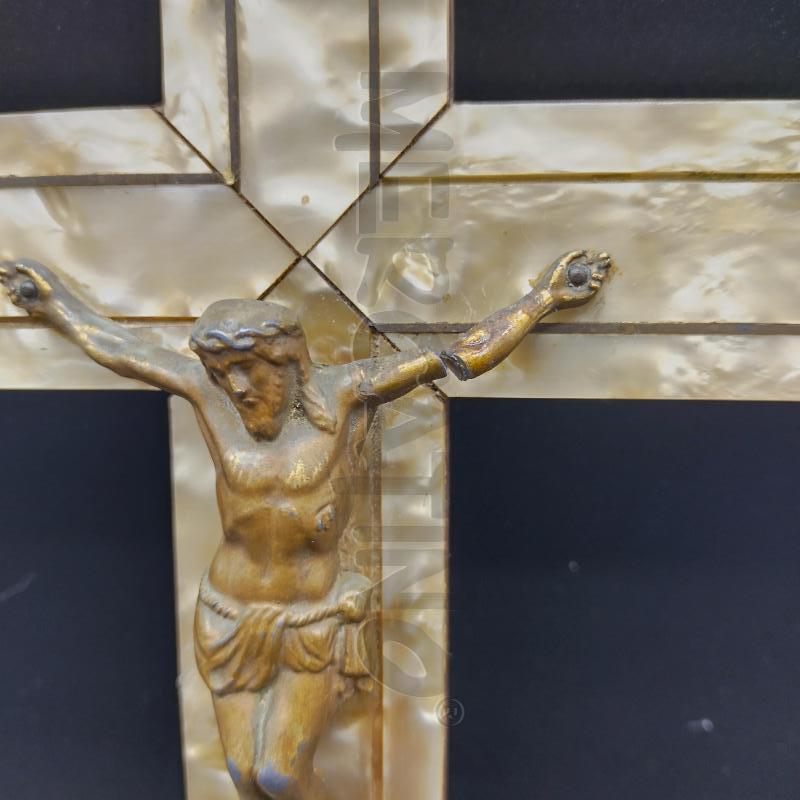 ANTICO CROCIFISSO DA PARETE ART DECO | Mercatino dell'Usato Oristano 3