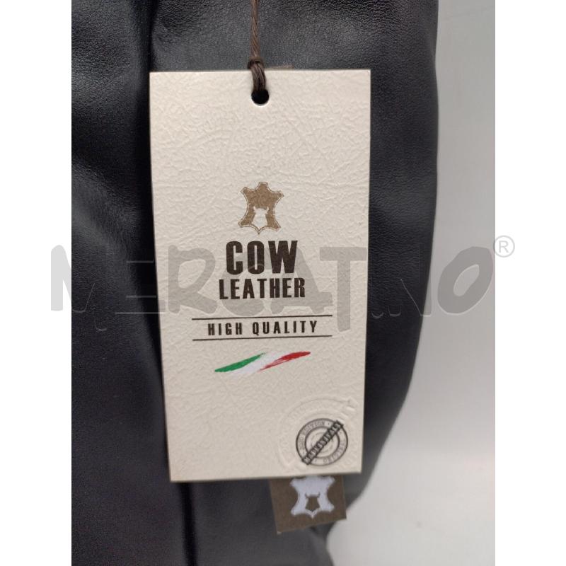 BORSA DONNA NERA PELLE CAVALLINO | Mercatino dell'Usato Oristano 3