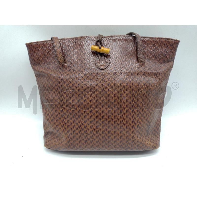 BORSA DONNA PELLE TIGNANELLO INTRECCIO | Mercatino dell'Usato Oristano 1