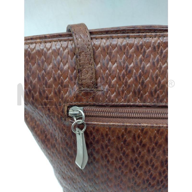 BORSA DONNA PELLE TIGNANELLO INTRECCIO | Mercatino dell'Usato Oristano 3
