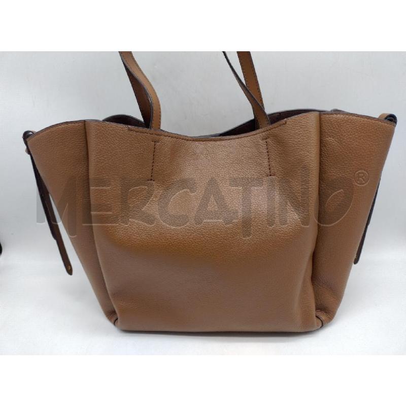 BORSA MICHAEL KORS FREYA LARGE TOTE PELLE MARRONE | Mercatino dell'Usato Oristano 3