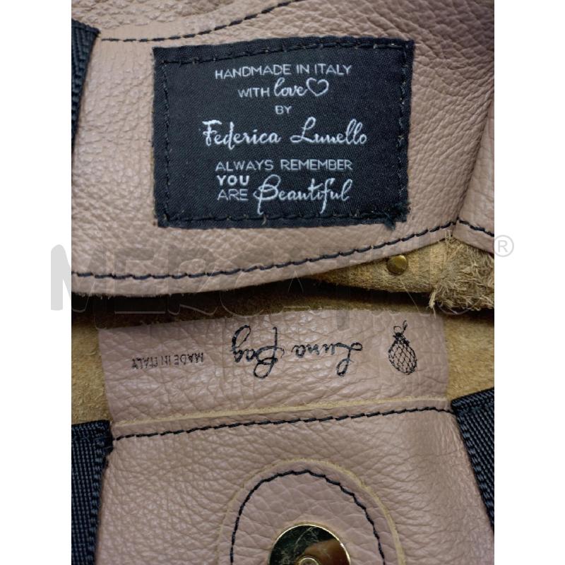 BORSA PELLE ROSA LUNA BAG PERLE | Mercatino dell'Usato Oristano 4