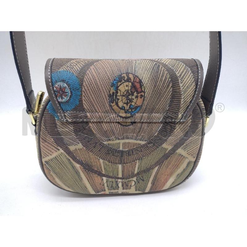 BORSETTA DONNA GATTINONI SADDLE BAG PLANETARIUM TORTORA | Mercatino dell'Usato Oristano 2