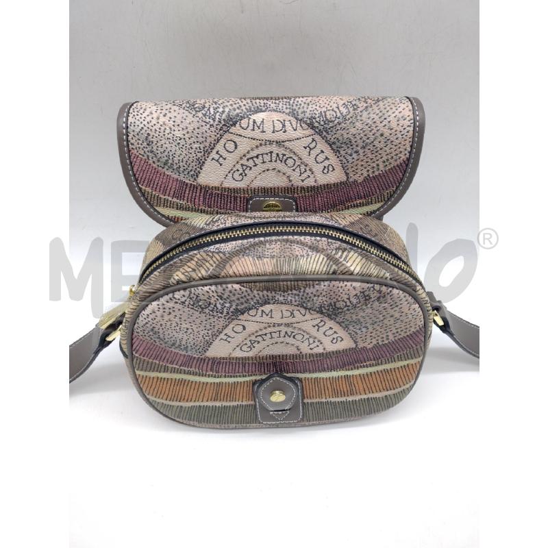 BORSETTA DONNA GATTINONI SADDLE BAG PLANETARIUM TORTORA | Mercatino dell'Usato Oristano 3