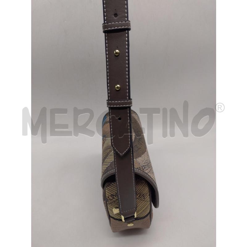 BORSETTA DONNA GATTINONI SADDLE BAG PLANETARIUM TORTORA | Mercatino dell'Usato Oristano 4
