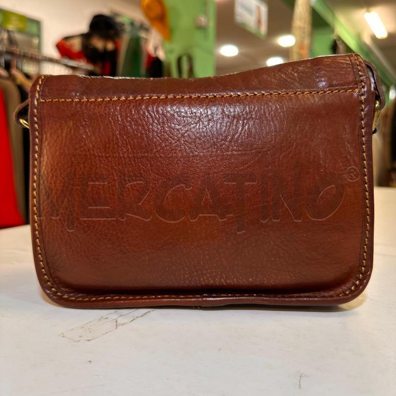 BORSETTA PELLE MARRONE FANTINI PELLE MOD DEA | Mercatino dell'Usato Oristano 1
