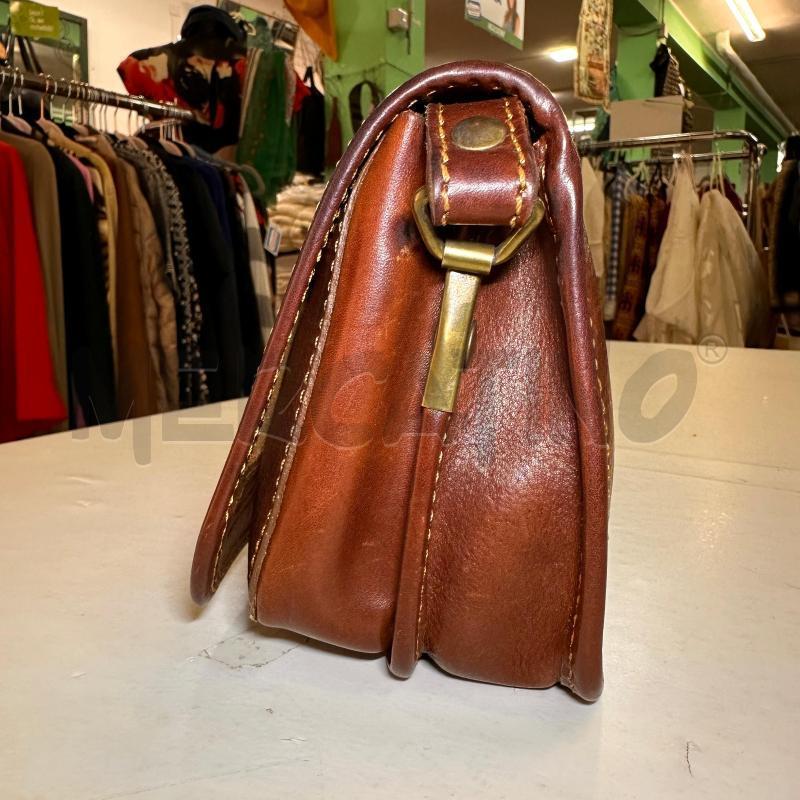 BORSETTA PELLE MARRONE FANTINI PELLE MOD DEA | Mercatino dell'Usato Oristano 4