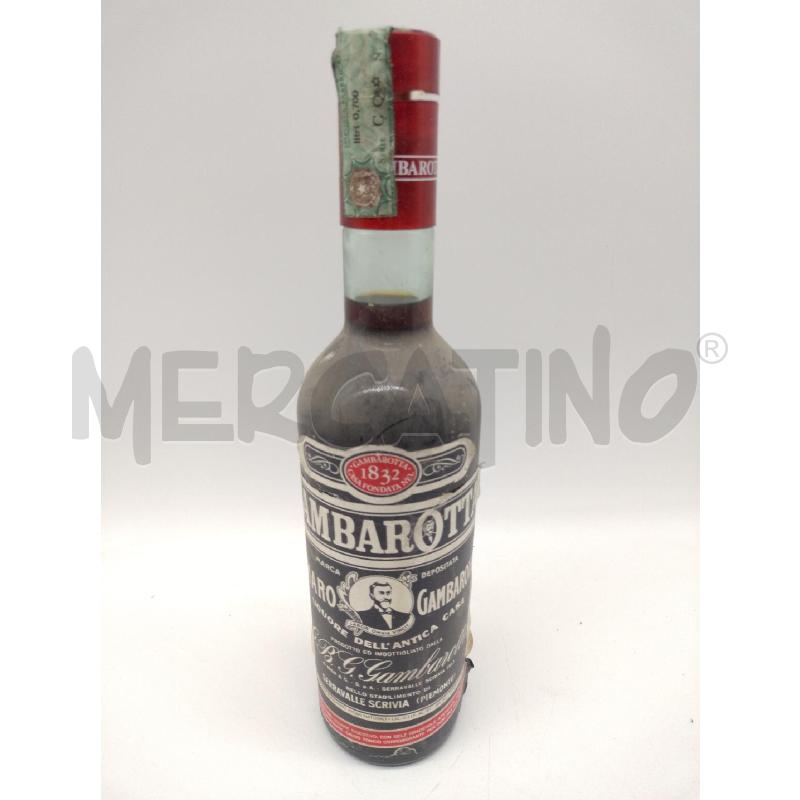 BOTTIGLIA AMARO GAMBAROTTA 1 LITRO | Mercatino dell'Usato Oristano 1