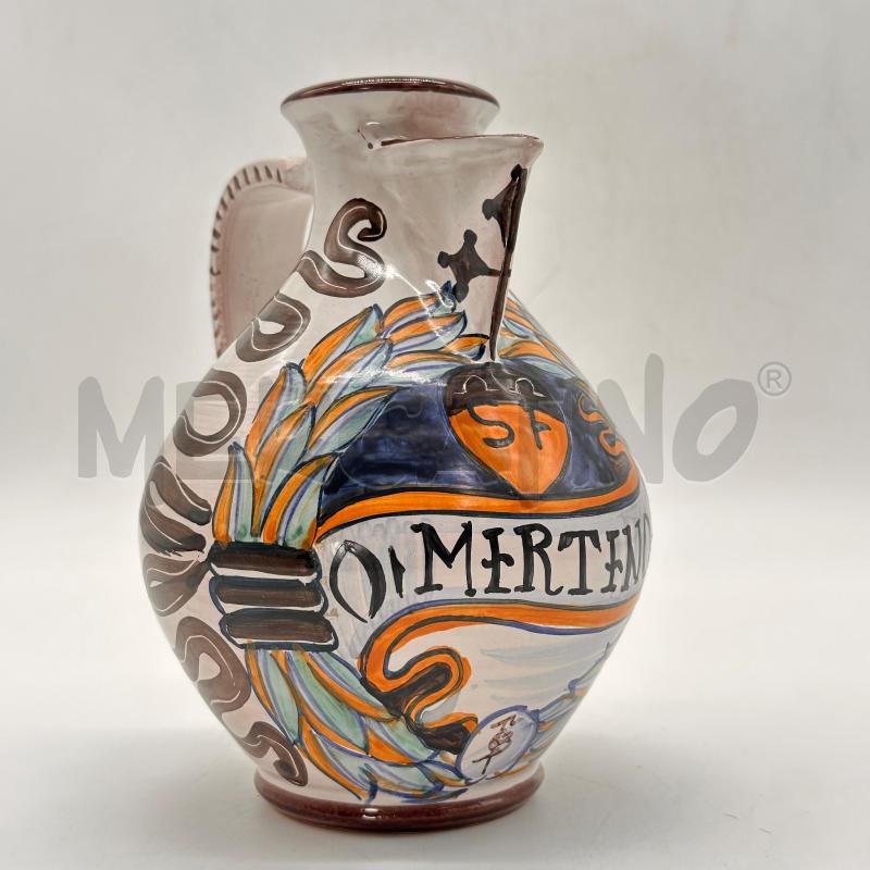 BROCCA CERAMICA VECCHIA URBINO DECORATA | Mercatino dell'Usato Oristano 1