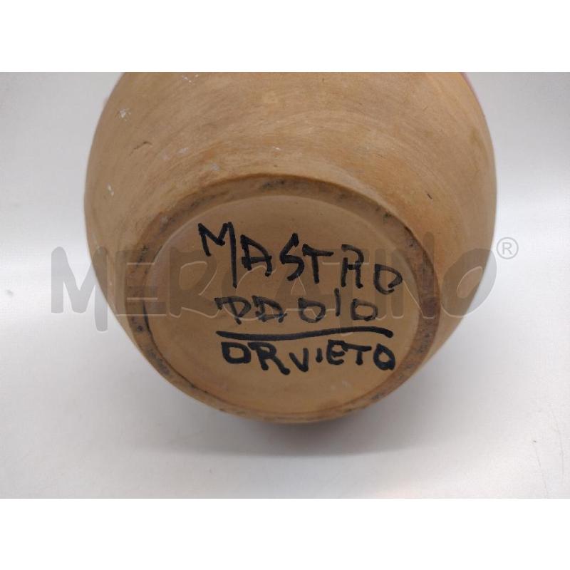 CARAFFA CERAMICA MASTRO PAOLO ORVIETO | Mercatino dell'Usato Oristano 4