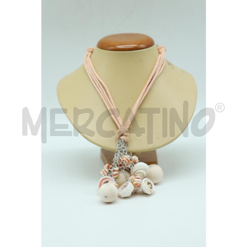 COLLANA RG CONCHIGLIE ROSA | Mercatino dell'Usato Oristano 1