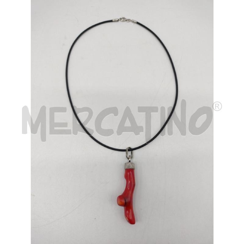 COLLANA RG+CORALLO BAMBOO | Mercatino dell'Usato Oristano 1