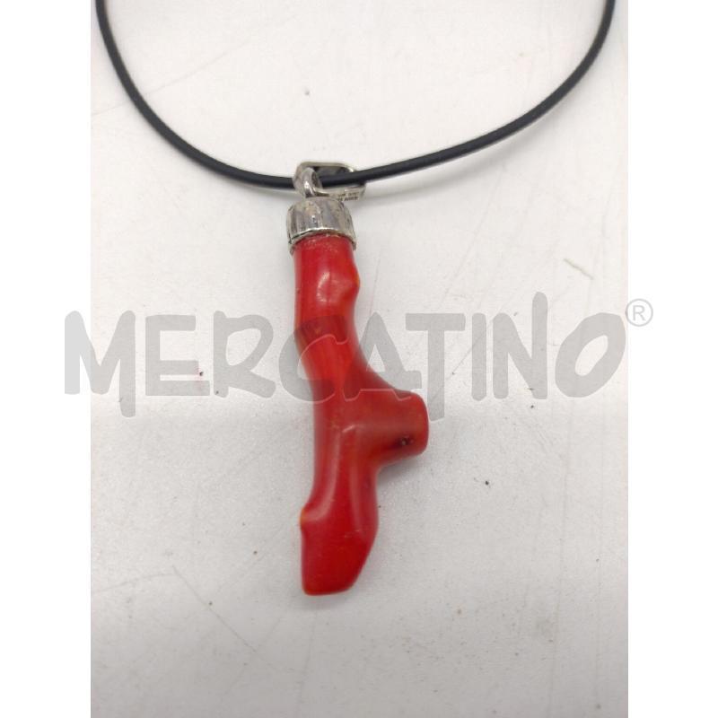 COLLANA RG+CORALLO BAMBOO | Mercatino dell'Usato Oristano 3