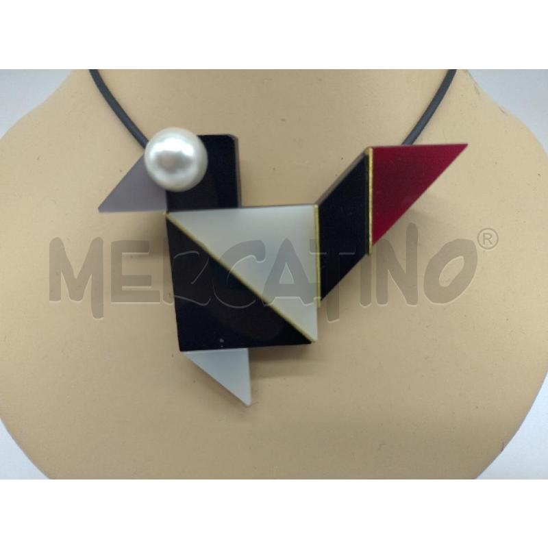 COLLANA ROSSO CUORE BIRD | Mercatino dell'Usato Oristano 1