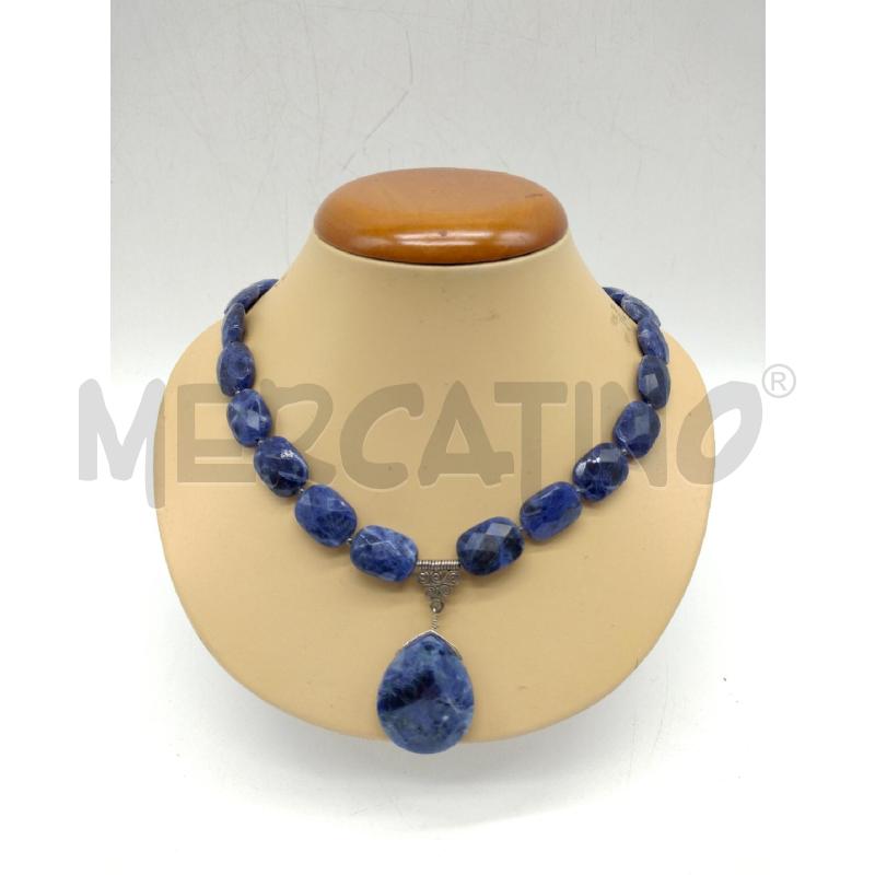 COLLANA SODALITE +CIONDOLO | Mercatino dell'Usato Oristano 1