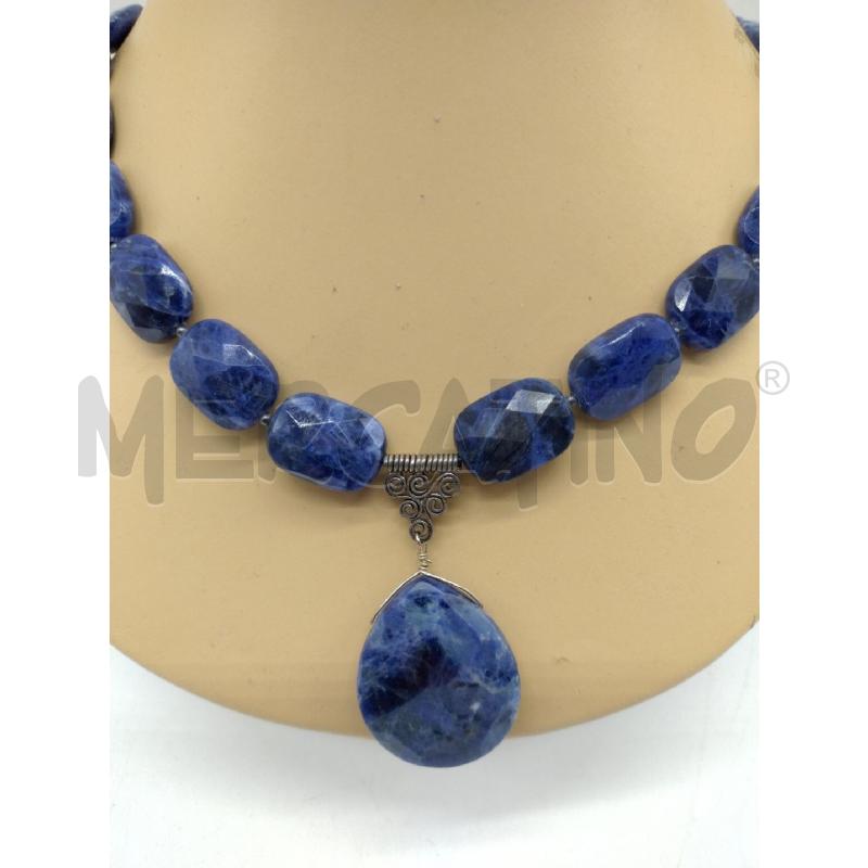 COLLANA SODALITE +CIONDOLO | Mercatino dell'Usato Oristano 2