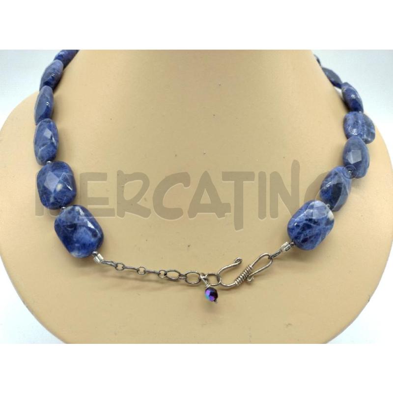 COLLANA SODALITE +CIONDOLO | Mercatino dell'Usato Oristano 3