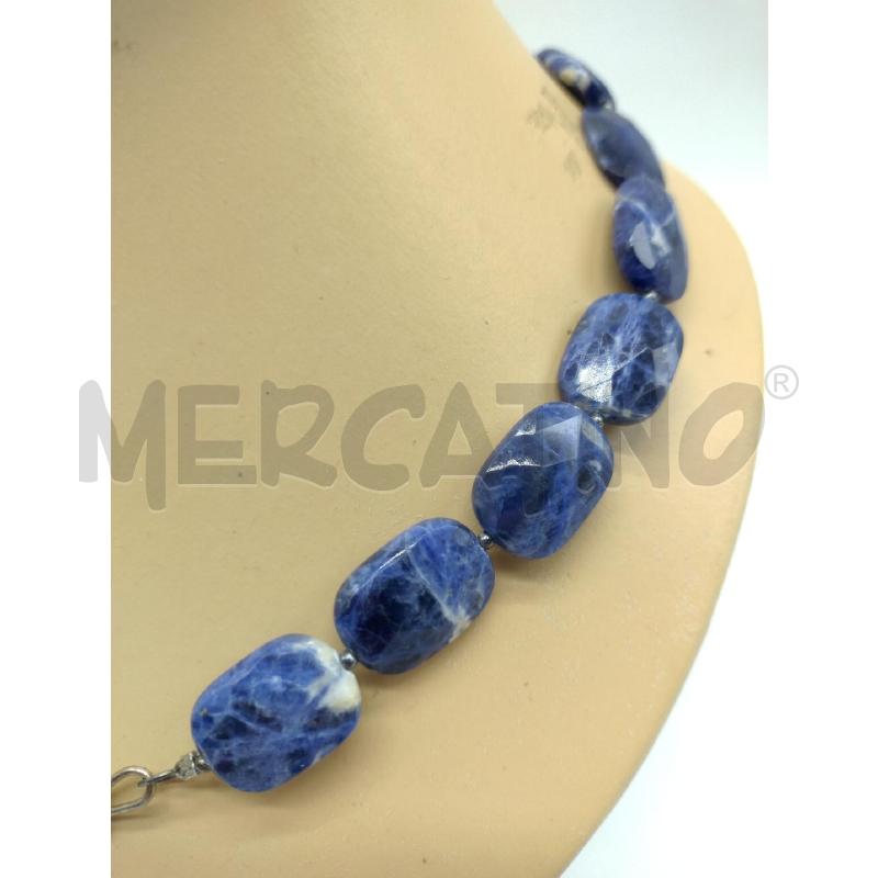 COLLANA SODALITE +CIONDOLO | Mercatino dell'Usato Oristano 4