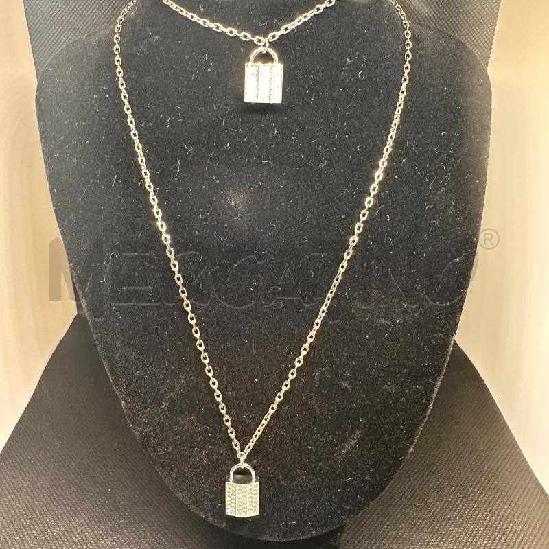 COLLANA SWAROVSKI 5120621 LUCCHETTI PARURE | Mercatino dell'Usato Oristano 4